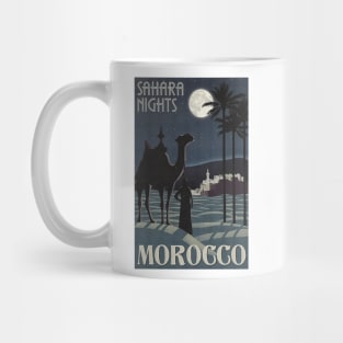 Moroccan Travel Poster: Sahara Nights Mug